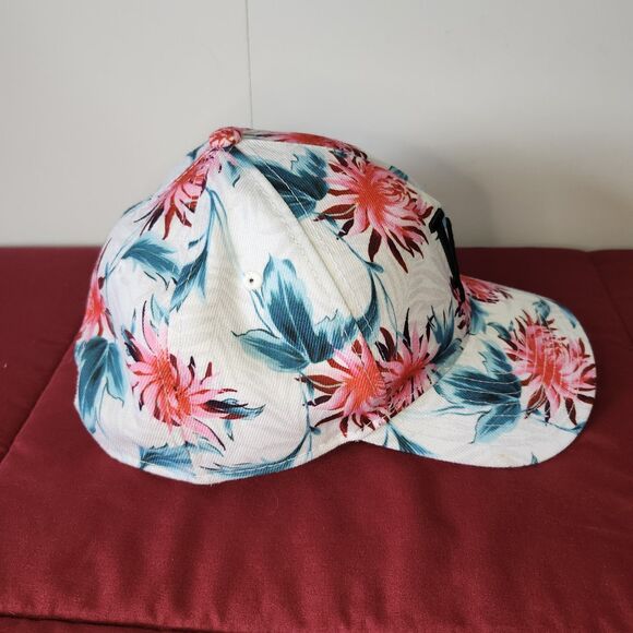 New Era 9FORTY LA Dodgers Floral Hibiscus Hat Structured Curved Brim Cap OSFA - Picture 5 of 9